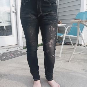 Cute Splatter Skinny Jeans